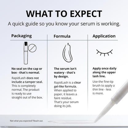rapidLASH Eyelash Serum with HEXATEIN 1 Complex– Serum Conditioning & Hydrating – Longer-Looking, Fuller – 3 mL