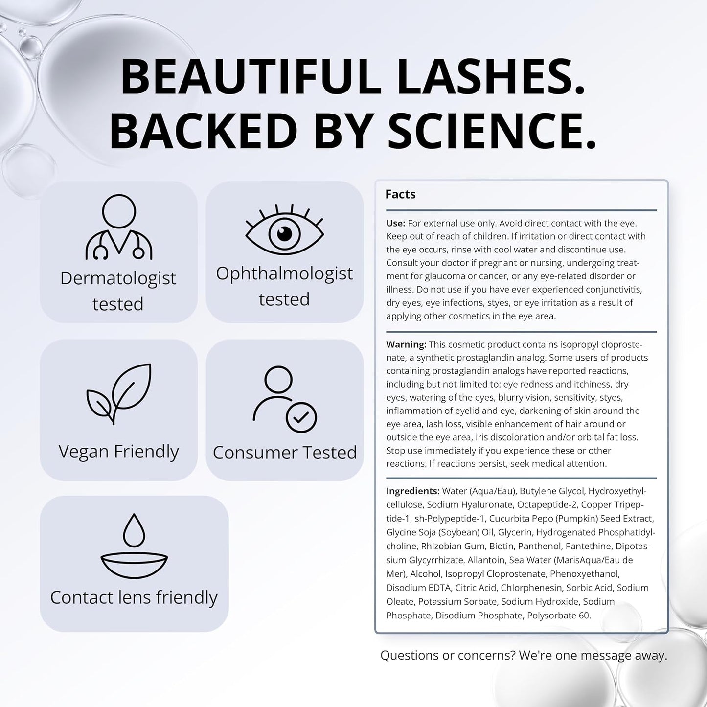 rapidLASH Eyelash Serum with HEXATEIN 1 Complex– Serum Conditioning & Hydrating – Longer-Looking, Fuller – 3 mL